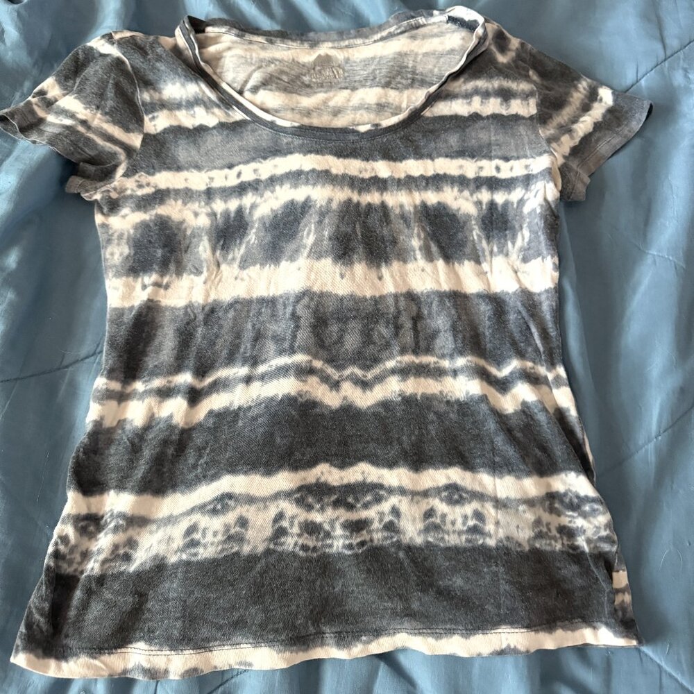 Striped White and Blue Tee-Shirt